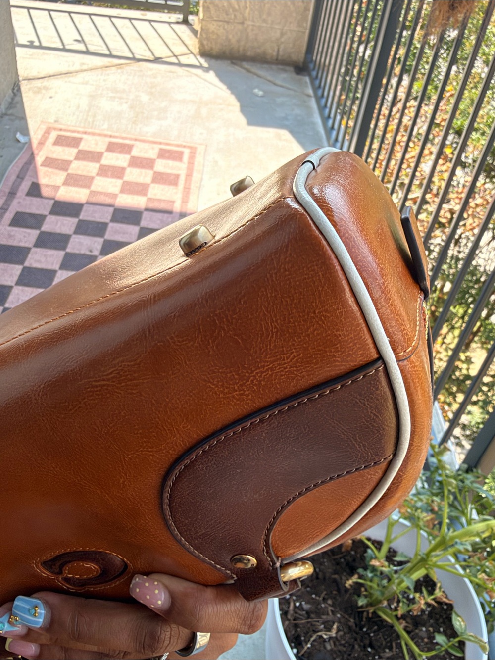 Coachtopia brown bowler bag - Picture 6 of 11